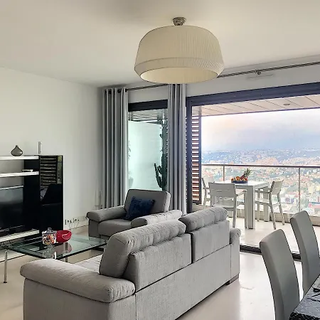 Incredible Views Of In A Calm Luxury & Big Park Nizza